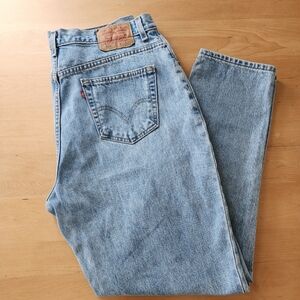 Long Vintage Levi's 550 Relaxed Fit High-rise Tall Jeans